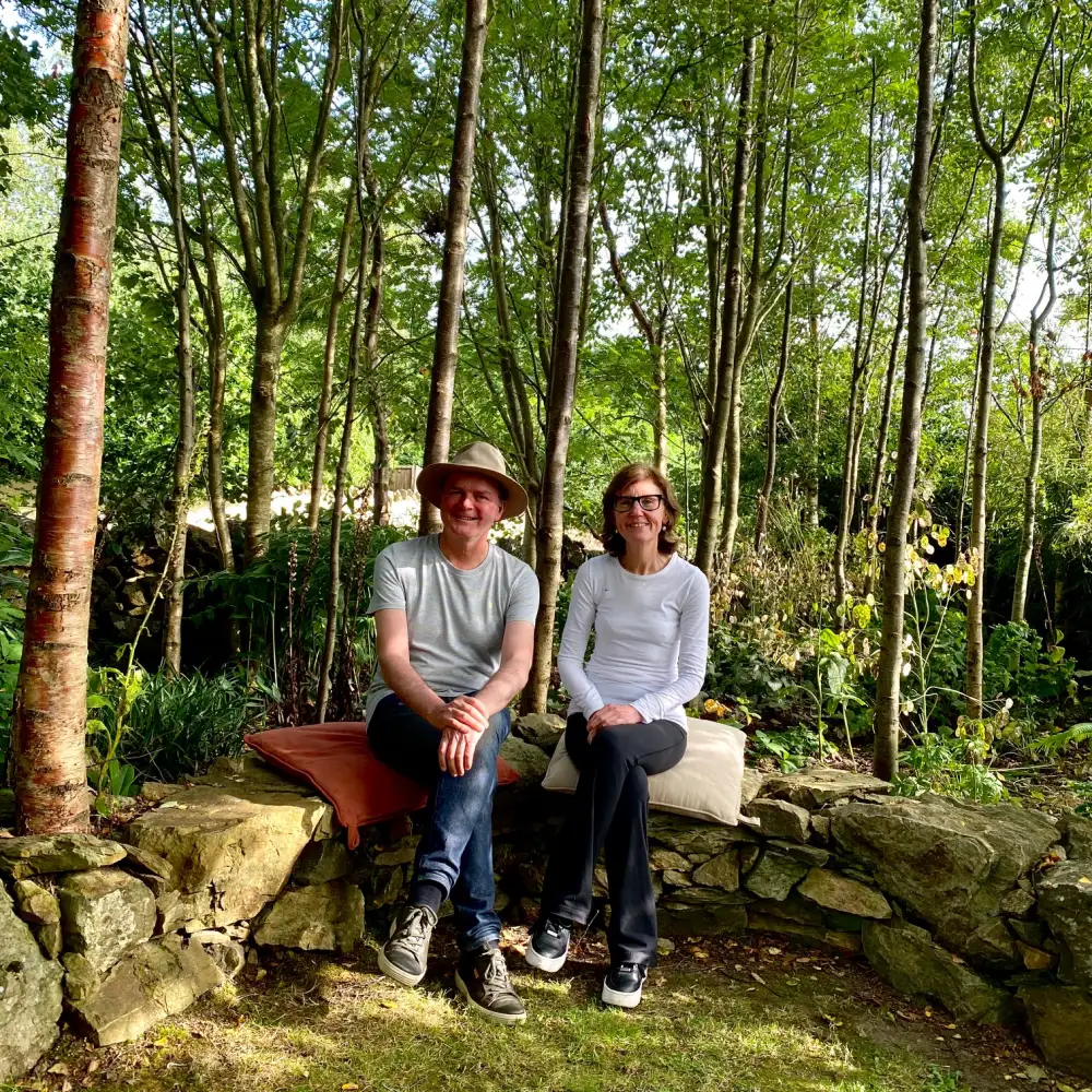 Nuala and Conall at Ardán Garden
